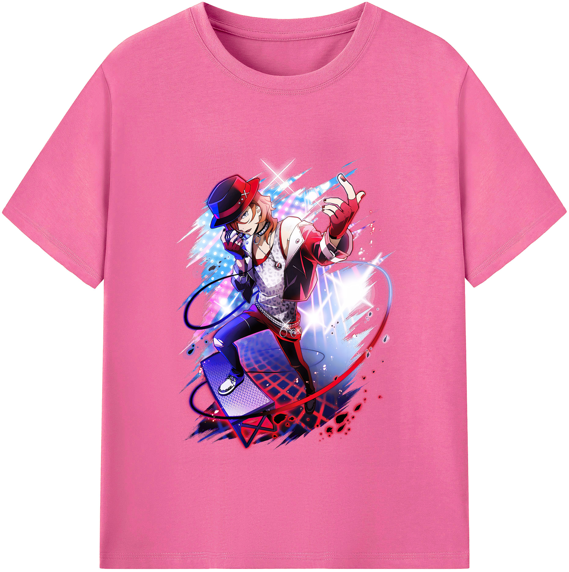 （画像用） 文豪ストレイドッグス Bungo Stray Dogs レディースカジュアルプリントTシャツ（綿100％）